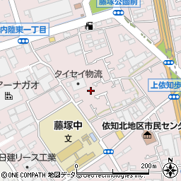 神奈川県厚木市上依知1306-17周辺の地図