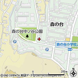神奈川県横浜市緑区森の台37周辺の地図