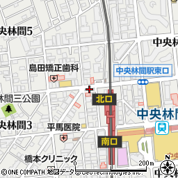 ファミリーマート中央林間駅前店周辺の地図