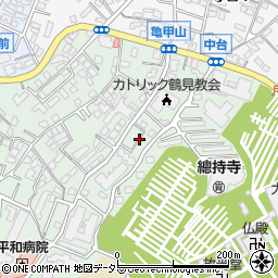 神奈川県横浜市鶴見区東寺尾中台36周辺の地図