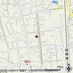 神奈川県相模原市南区磯部1352-1周辺の地図