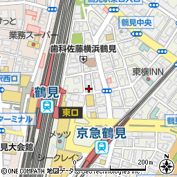 福盈門 ふくえいもん 鶴見本店周辺の地図