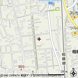 神奈川県相模原市南区磯部1358-1周辺の地図