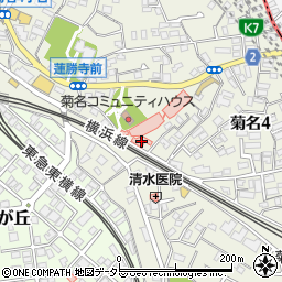 菊名記念病院周辺の地図