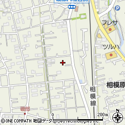 神奈川県相模原市南区磯部1375-2周辺の地図