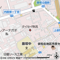 神奈川県厚木市上依知1300周辺の地図