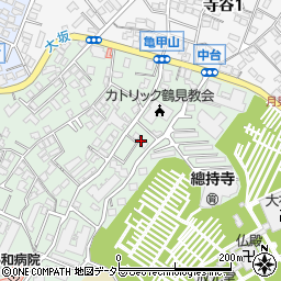 神奈川県横浜市鶴見区東寺尾中台36-17周辺の地図