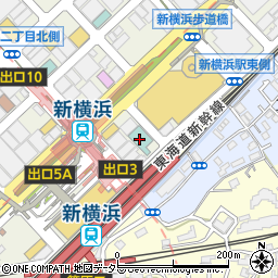 新横浜グレイスホテル 日本料理 ぎん周辺の地図