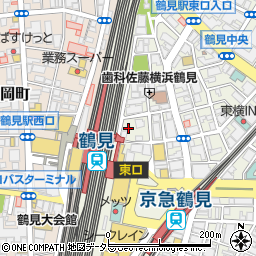 鶴見区障害者地域作業所虹・生活支援センターピッコロ周辺の地図