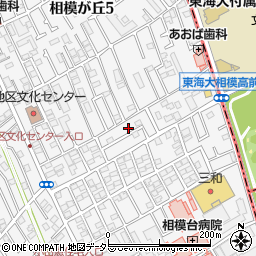 神奈川県座間市相模が丘5丁目44周辺の地図