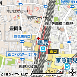 珈琲館鶴見店周辺の地図