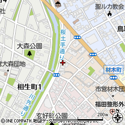 鳥取県鳥取市材木町368-1周辺の地図