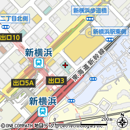 新横浜グレイスホテル婚礼予約周辺の地図