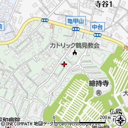 神奈川県横浜市鶴見区東寺尾中台36-7周辺の地図