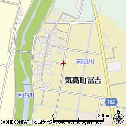 鳥取県鳥取市気高町冨吉周辺の地図