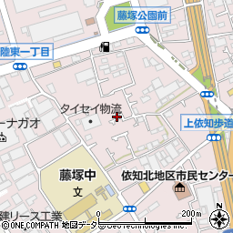 神奈川県厚木市上依知1306-14周辺の地図