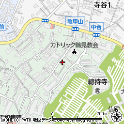 神奈川県横浜市鶴見区東寺尾中台36-8周辺の地図