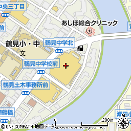 ダイソーＬＩＣＯＰＡ鶴見店周辺の地図