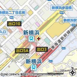 大戸屋新横浜駅前店周辺の地図