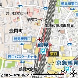 回転寿司みさきＪＲ鶴見西口店周辺の地図