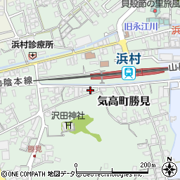 鳥取県鳥取市気高町勝見666-14周辺の地図