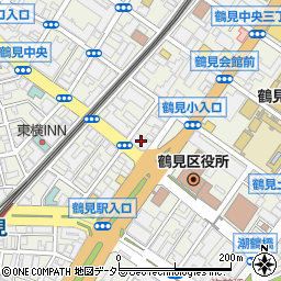 横浜鶴見共同ビル周辺の地図