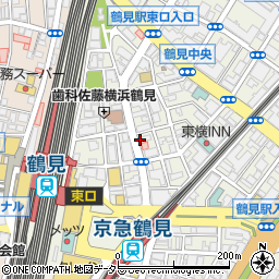 はんこ屋さん２１鶴見東口駅前通り店周辺の地図