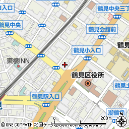 ドコモショップ鶴見店周辺の地図