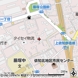 神奈川県厚木市上依知1356-2周辺の地図