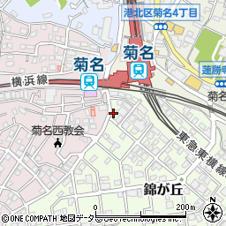明光義塾菊名教室周辺の地図
