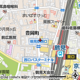 安安 鶴見店周辺の地図