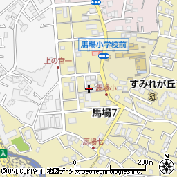 クレーンズ馬場Ｃ周辺の地図