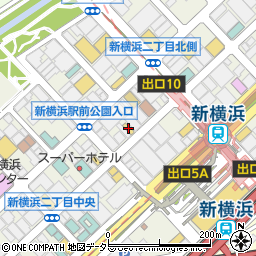 焼肉おくう GEMS新横浜店周辺の地図