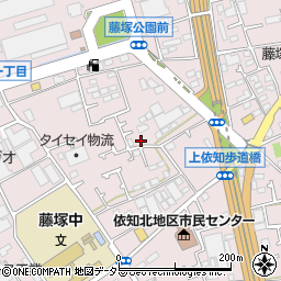 神奈川県厚木市上依知1356-11周辺の地図
