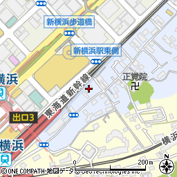 メゾン新横浜Ａ棟周辺の地図
