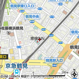 横浜市鶴見中央地域ケアプラザ周辺の地図