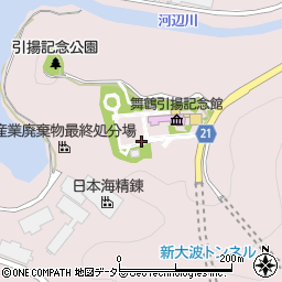 引揚記念公園駐車場トイレ周辺の地図