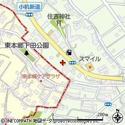ワークマンプラス横浜小机店周辺の地図