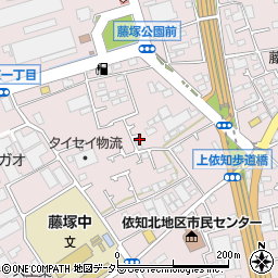 神奈川県厚木市上依知1356-7周辺の地図