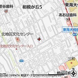 神奈川県座間市相模が丘5丁目35周辺の地図