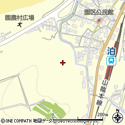 鳥取県湯梨浜町（東伯郡）園周辺の地図