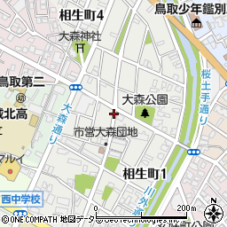 鳥取県鳥取市相生町周辺の地図