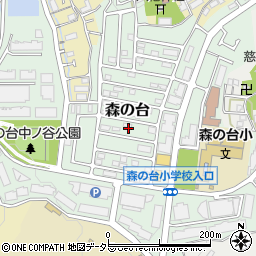 神奈川県横浜市緑区森の台24周辺の地図