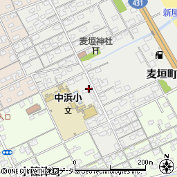 鳥取県境港市麦垣町383-1周辺の地図