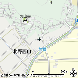 岐阜県岐阜市北野西山122周辺の地図