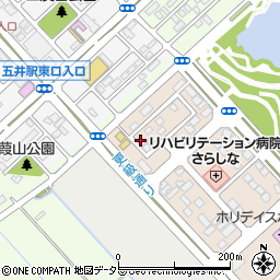 オリエンスステージ周辺の地図