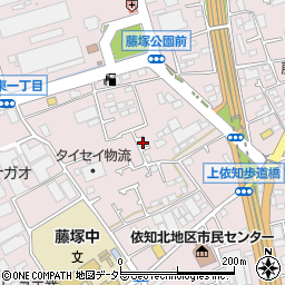 神奈川県厚木市上依知1356-16周辺の地図