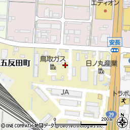 鳥取県鳥取市五反田町周辺の地図