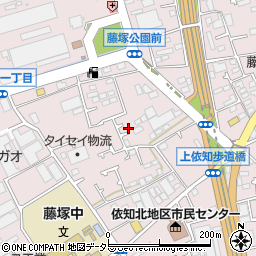 神奈川県厚木市上依知1356-20周辺の地図