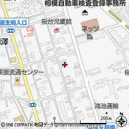 神奈川県愛甲郡愛川町中津7334-2周辺の地図